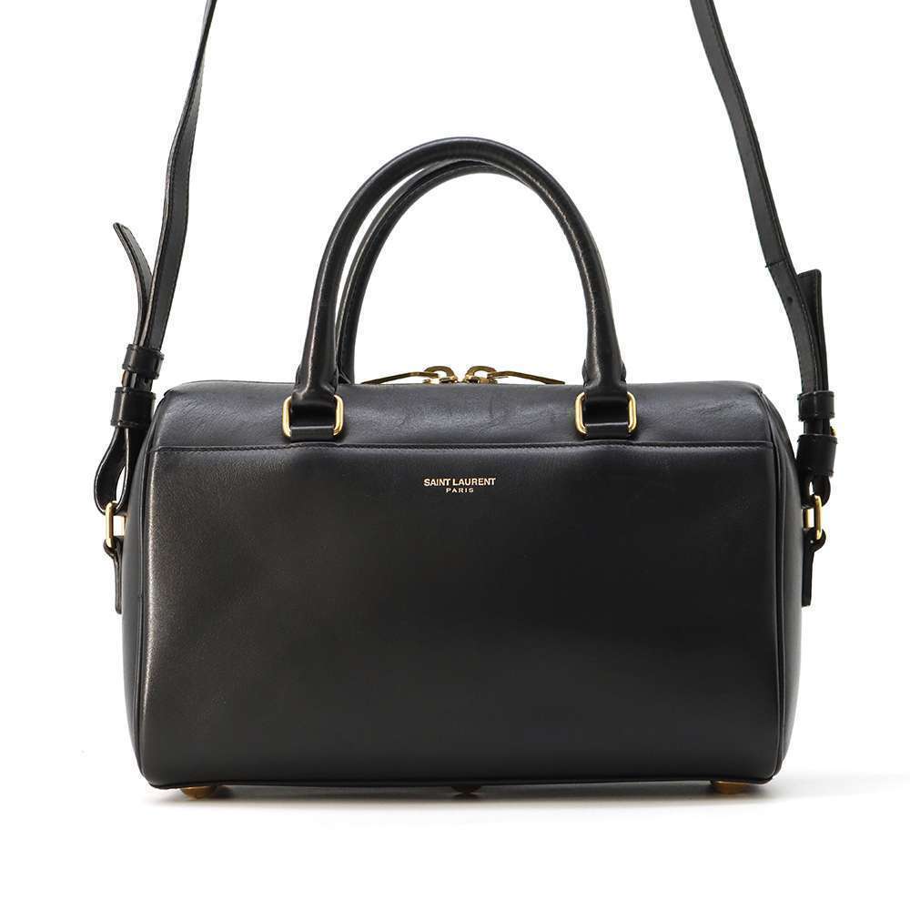 Saint Laurent Paris Baby Duffle Handbag Shoulder Bag Black